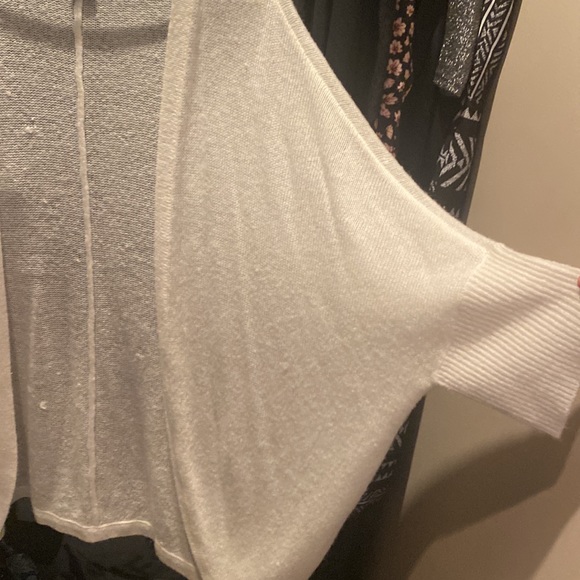 Venus cream dolman cocoon cardigan sweater L - Picture 2 of 4